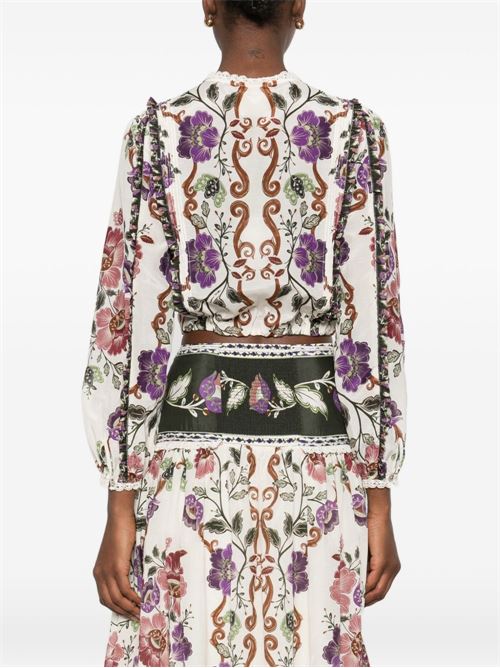 Rococo Shirt FARM RIO | 344234ROCOCOFLOWERSCREAM26091